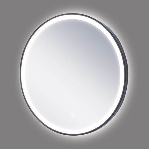 Granada LED Black Aluminium Framed Mirror with Demister