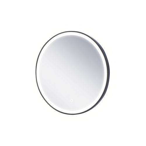 Granada LED Black Aluminium Framed Mirror with Demister