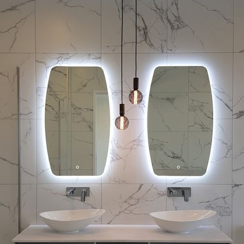 Asti LED Rounded Rectangle Mirror
