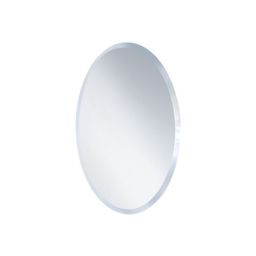 20mm Bevel Edge Oval Mirror with Hidden Fittings