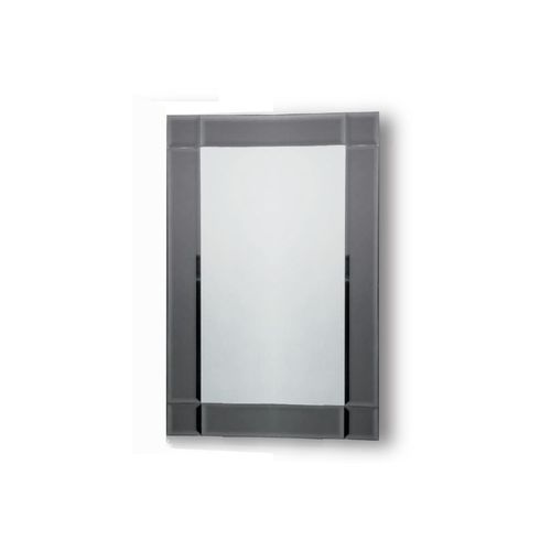 Pablo Grey Tint Bevelled Edge Mirror with Hidden Fittings