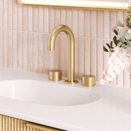 Kaya Round Hob Set, Round Taps