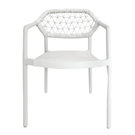 Sarah Outdoor Dining Chair - Light Grey