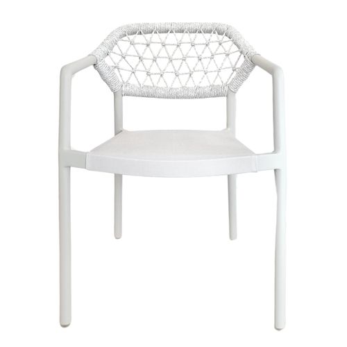 Sarah Outdoor Dining Chair - Light Grey