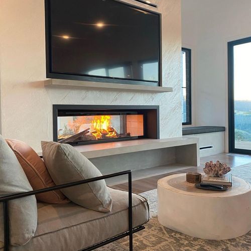 Axis 1600 Xxl Double Sided Fireplace