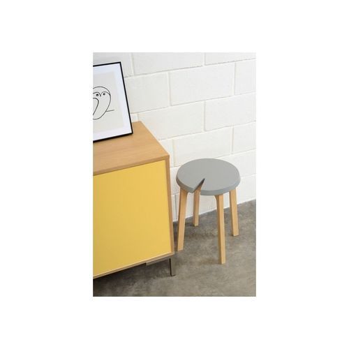 CHEVIS Stool  - Olive Yellow