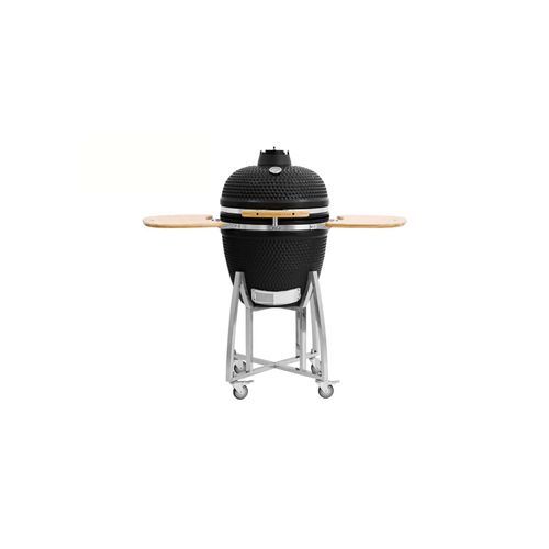 21-Inch Kamado Ceramic Charcoal Grill With Bonus Accessory Pack