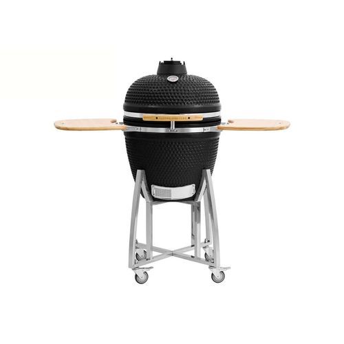 21-Inch Kamado Ceramic Charcoal Grill With Bonus Accessory Pack
