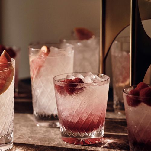 Soho Home | Barwell Cut Crystal Rocks Glass | Set 4