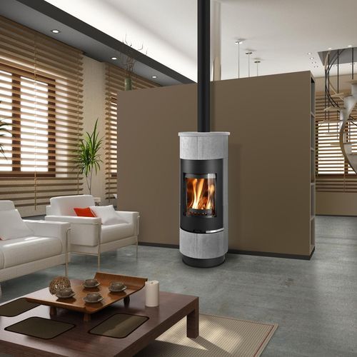 Cadiz Serpentino | Wood Fireplace