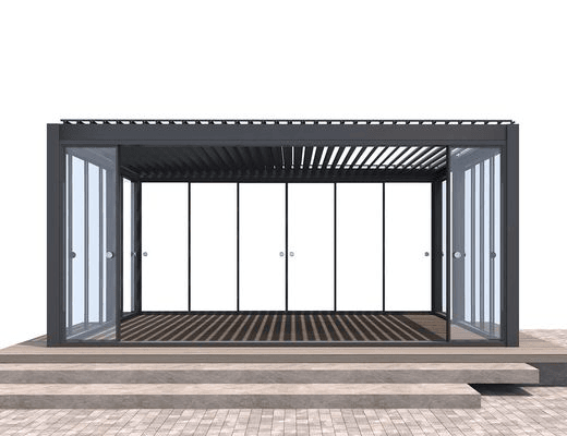 Frame Glass Sliding Door for Waihi & Hahei Pergola