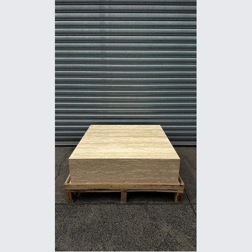 Square Coffee Table - Veincut Travertine | Natural Stone Co.