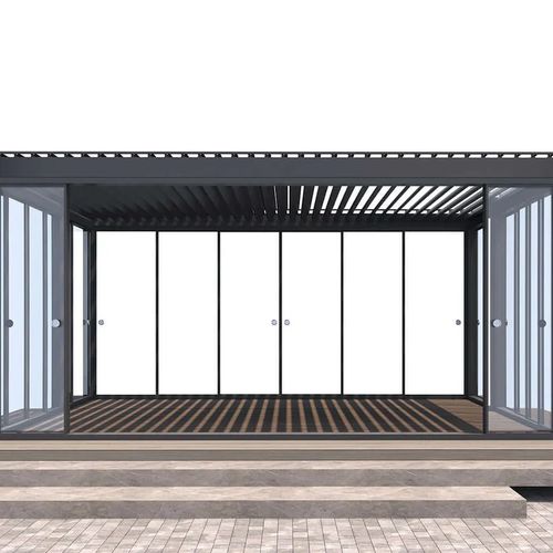 Glass Sliding Door For Tasman Wall Mounted Pergola