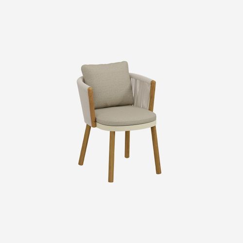 Chloe Outdoor Dining Chair - Beige