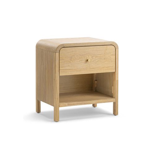 Riley 1 Drawer Bedside Table | Natural Ash