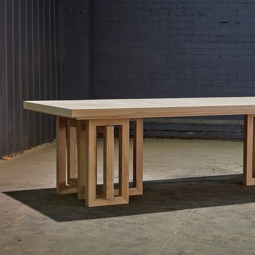 Modern Base Parquetry Table