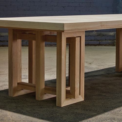 Modern Base Parquetry Table