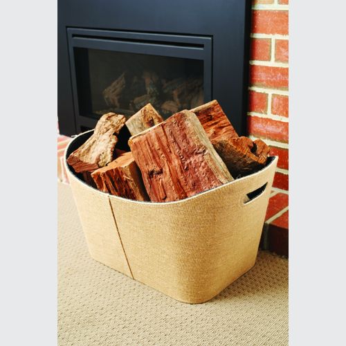 Jute Wood Basket