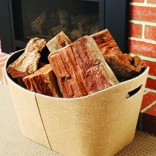 Jute Wood Basket