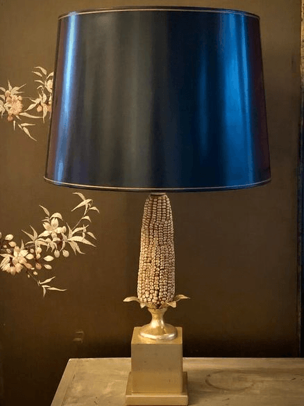 Mid Century Corn Table Lamp C.1970