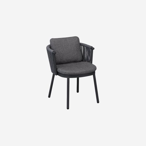 Chloe Outdoor Dining Chair - Charcoal