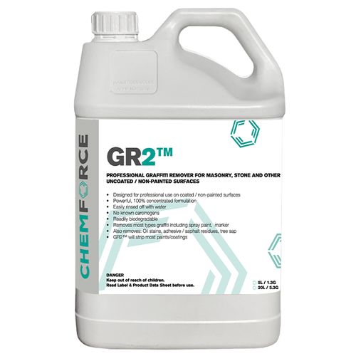 Gr2 - Graffiti Cleaner Uncoated Surfaces - 5 Litre