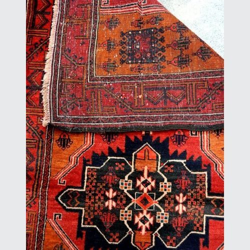 Balouch Red Medallion Rug 215x106cm