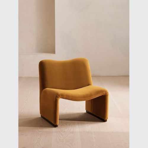 Soho Home | Lovett Chair | Velvet Mustard