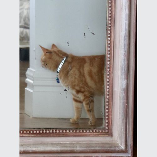 Antique Chapelle De Gendarme Mirror C.1850