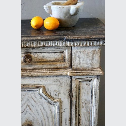 Italian Painted Credenza Sideboard