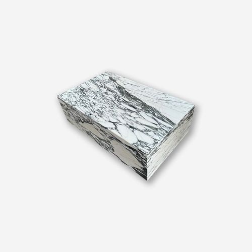 Block Coffee Table - Arabsecato Marble - Small | Natural Stone Co.