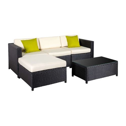 5pc Outdoor PE Rattan Corner Sofa Set