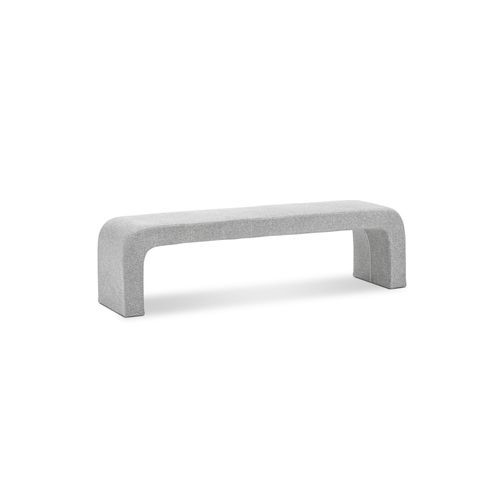 Harper 160cm Arch Bench Seat | Hail Grey