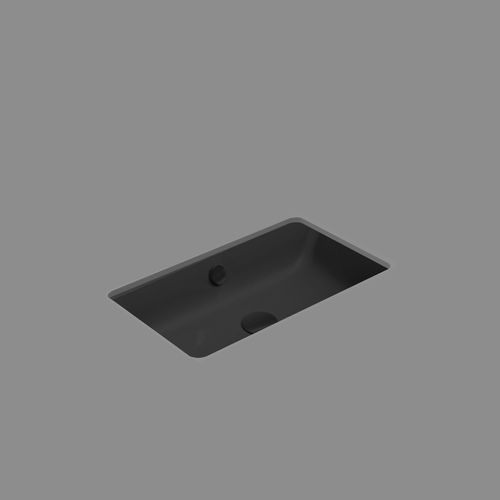 Kube X 60 Undermount Basin Matt Black