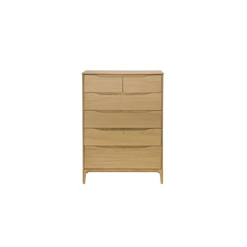 Rimini 6-Drawer Tall Wide Chest