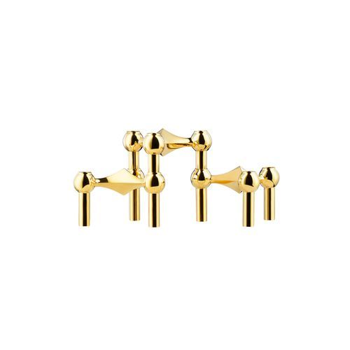 Stoff Nagel Candle Holders – Brass 3 Pack