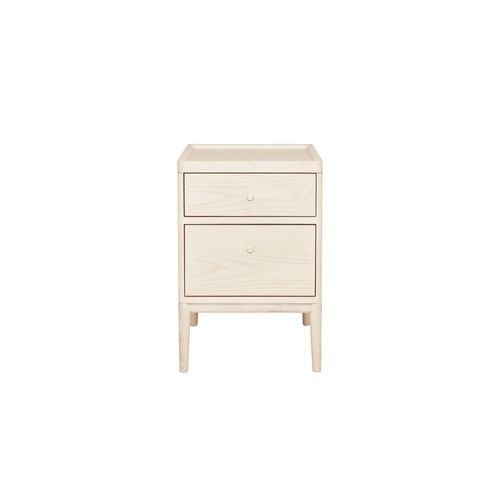 Salina Bedside Cabinet - Two Drawer