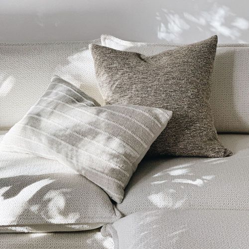 'Coast' Cushion / Feather Inner / Sand