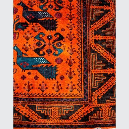 Balouch Peacock Rug 295x135cm