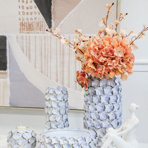 Shell Disc Vase Lge