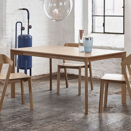 Lasu Dining Table - Natural Oak - by TON