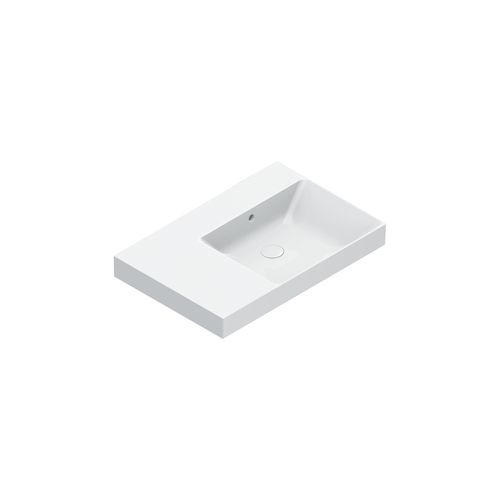 Zero 75 Right Basin No Taphole Gloss White