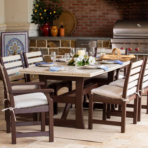 Rectangular 42" x 84" Dining Table