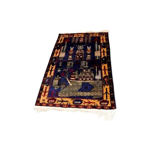 Afghan War Rug 155x96cm
