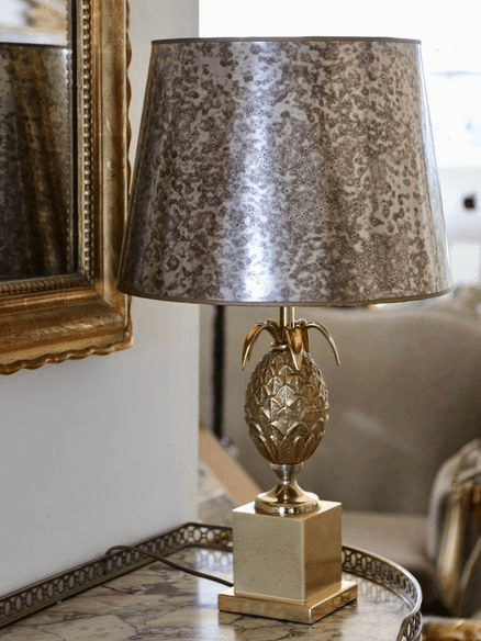 Mid Century French Pineapple Table Lamp C.1970
