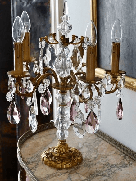 A Pair of French Louis XV Style Girandoles
