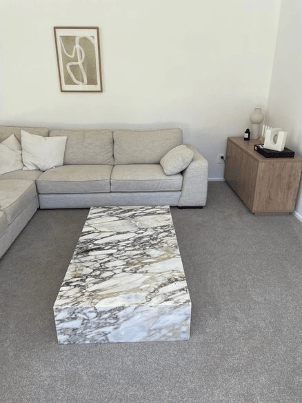 Block Coffee Table-Viola Calacatta Marble | Natural Stone Co.
