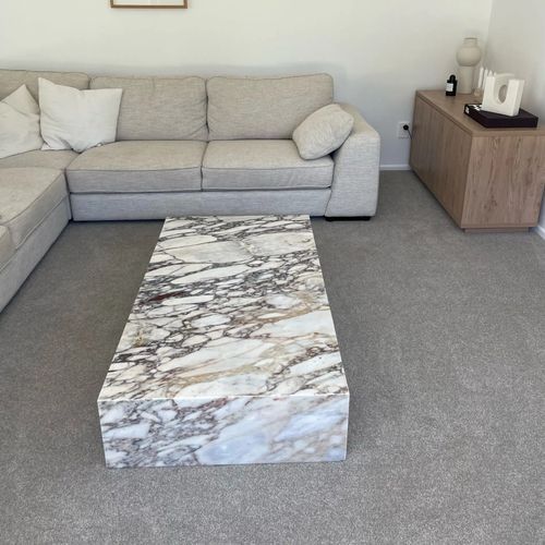 Block Coffee Table-Viola Calacatta Marble | Natural Stone Co.