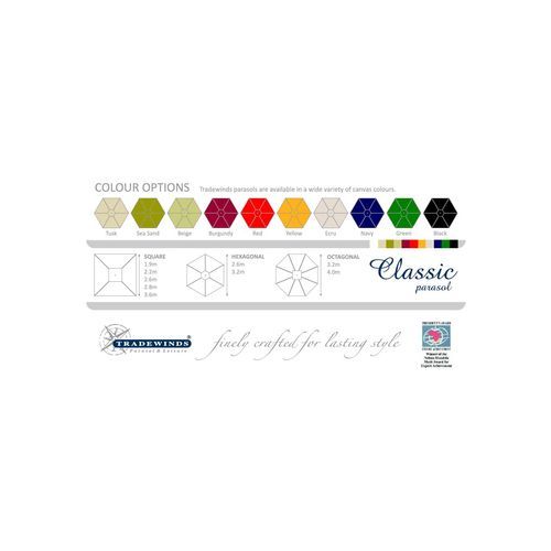 Tradewinds Classic Parasols