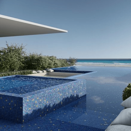 Ocean | Gold Mosaics Collection by Ezarri